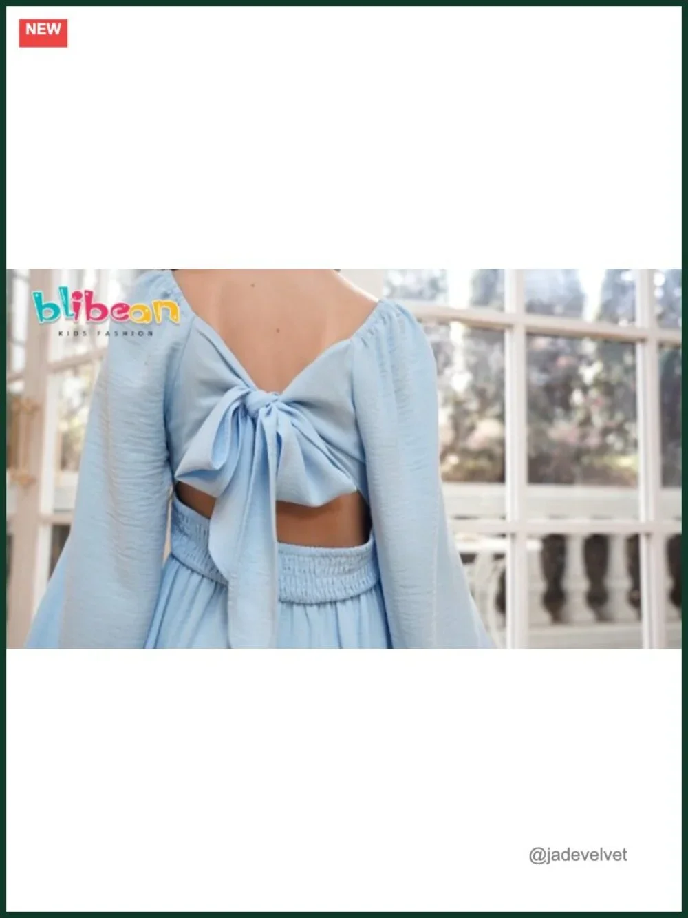 Girls Long Sleeve Tie Back Dress Fall Tween